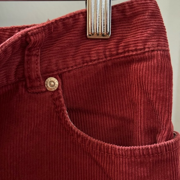 Jcrew Factory size 10 brick red/rust corduroy miniskirt - Picture 4 of 4